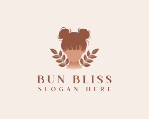 Bun - Hair Bun Dye logo design