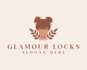 Wig - Hair Bun Dye logo design