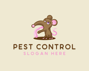 Pest - Thirsty Rat Mice logo design