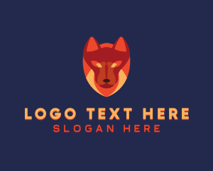Wolf - Animal Dog Canine logo design