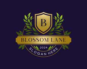 Nature Botanical Crest logo design