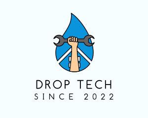Drop - Water Plumbing Drop logo design