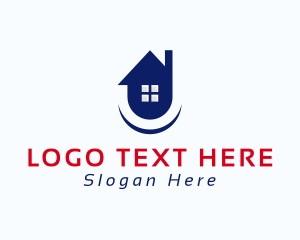 Initial - Modern Home Letter J logo design