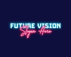 Cyber Neon Digital logo design