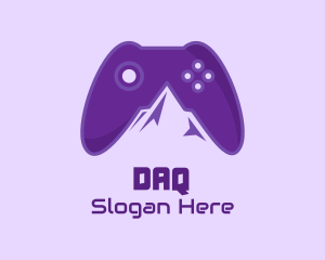 Gadget Store - Violet Mountain Game Controller logo design