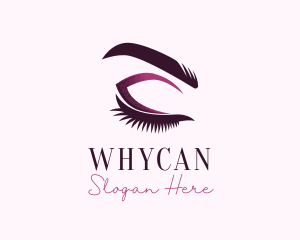 Cosmetic Eyelashes Beauty Logo