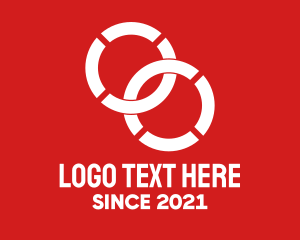 Lifeguard - White Intersecting Circles logo design