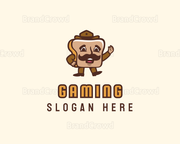 Toast Bread Sheriff Logo