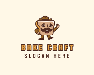 Toast Bread Sheriff logo design