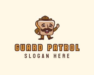 Patrol - Toast Bread Sheriff logo design