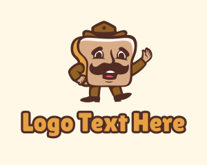 Sheriff - Bread Sheriff Mascot logo design