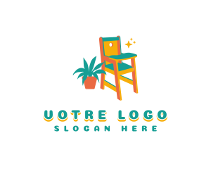 Houseplant - Houseplant Baby Chair logo design