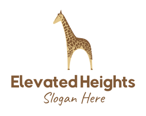 Tall - Wild Giraffe Zoo logo design