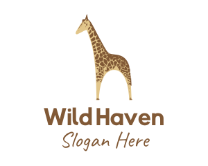 Wild Giraffe Zoo logo design