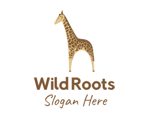 Wild Giraffe Zoo logo design