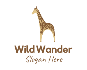 Wild Giraffe Zoo logo design