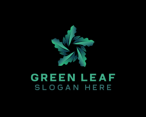 Leaf Floral Motion logo design