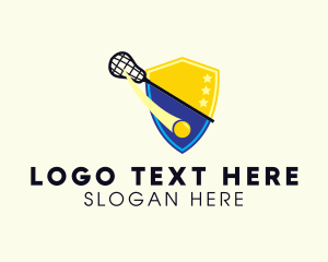 Sports Team - Lacrosse Team Shield logo design