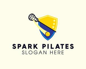 Lacrosse Team Shield Logo