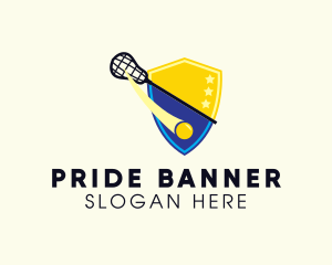 Lacrosse Team Shield logo design