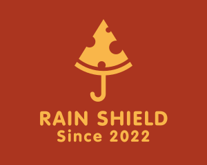 Cheese Pizza Umbrella  logo design