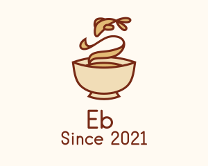 Tea Shop - Fish Soup Bowl logo design