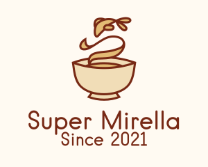 Coffee - Fish Soup Bowl logo design