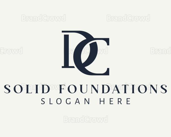 Modern Finance Letter DC Company Logo