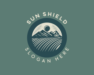 Mountain Farm Field logo design