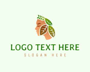 Harvest - Face Leaf Beauty logo design