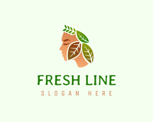 Face Leaf Beauty logo design