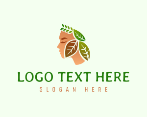Theraphy - Face Leaf Beauty logo design