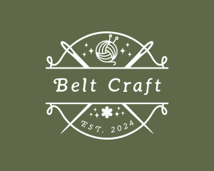 Craft Yarn Needle logo design