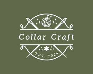 Craft Yarn Needle logo design