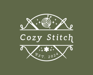 Craft Yarn Needle logo design