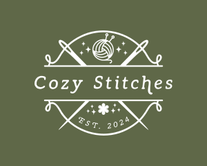 Craft Yarn Needle logo design