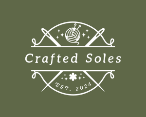 Craft Yarn Needle logo design