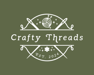 Craft Yarn Needle logo design