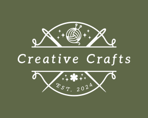 Crafts - Craft Yarn Needle logo design