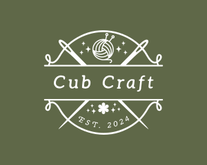 Craft Yarn Needle logo design