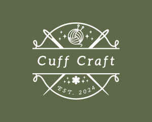 Craft Yarn Needle logo design