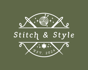 Craft Yarn Needle logo design