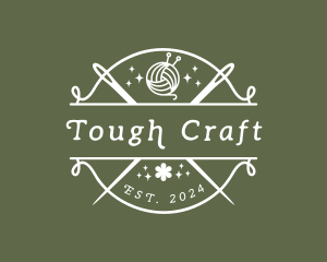 Craft Yarn Needle logo design