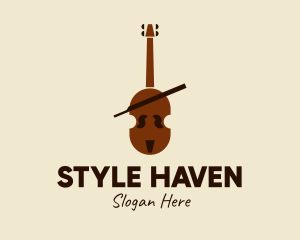 Music - Classical Cello Music logo design