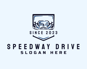 Driver - Sports Car Vehicle logo design