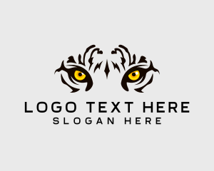 Cassowary - Tiger Eye Wildlife logo design