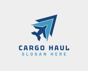 Forwarding Arrow Plane Logistics  logo design