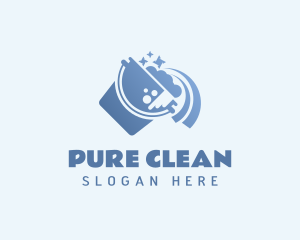 Cleanser - Bucket Bubble Housekeeping logo design