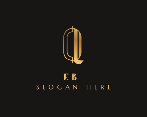 Gold - Simple Golden Art Deco logo design