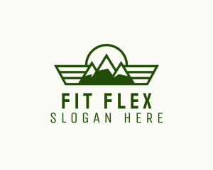 Outdoor Mountain Hiking Logo